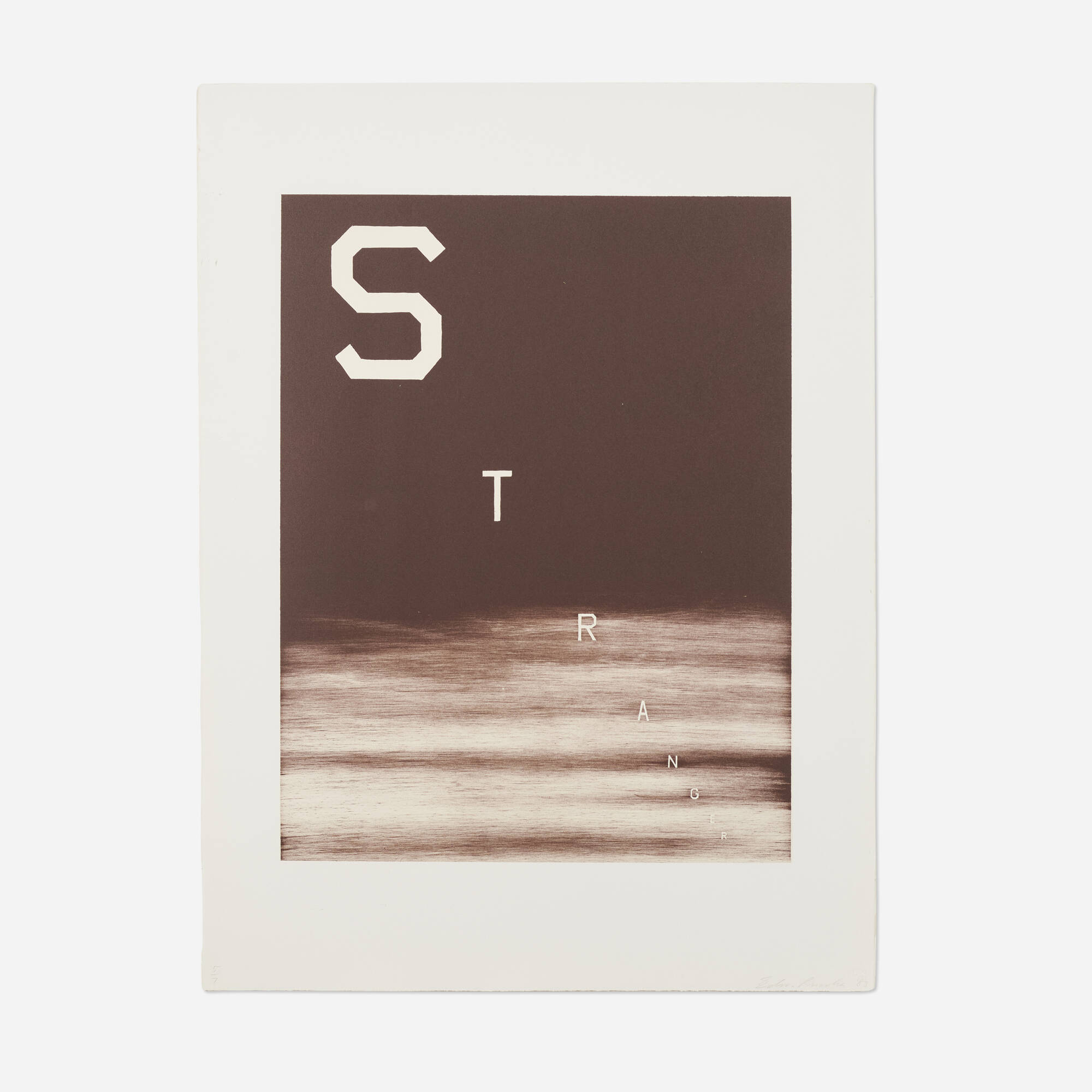 103: ED RUSCHA, Stranger < Prints & Multiples, 15 May 2024 