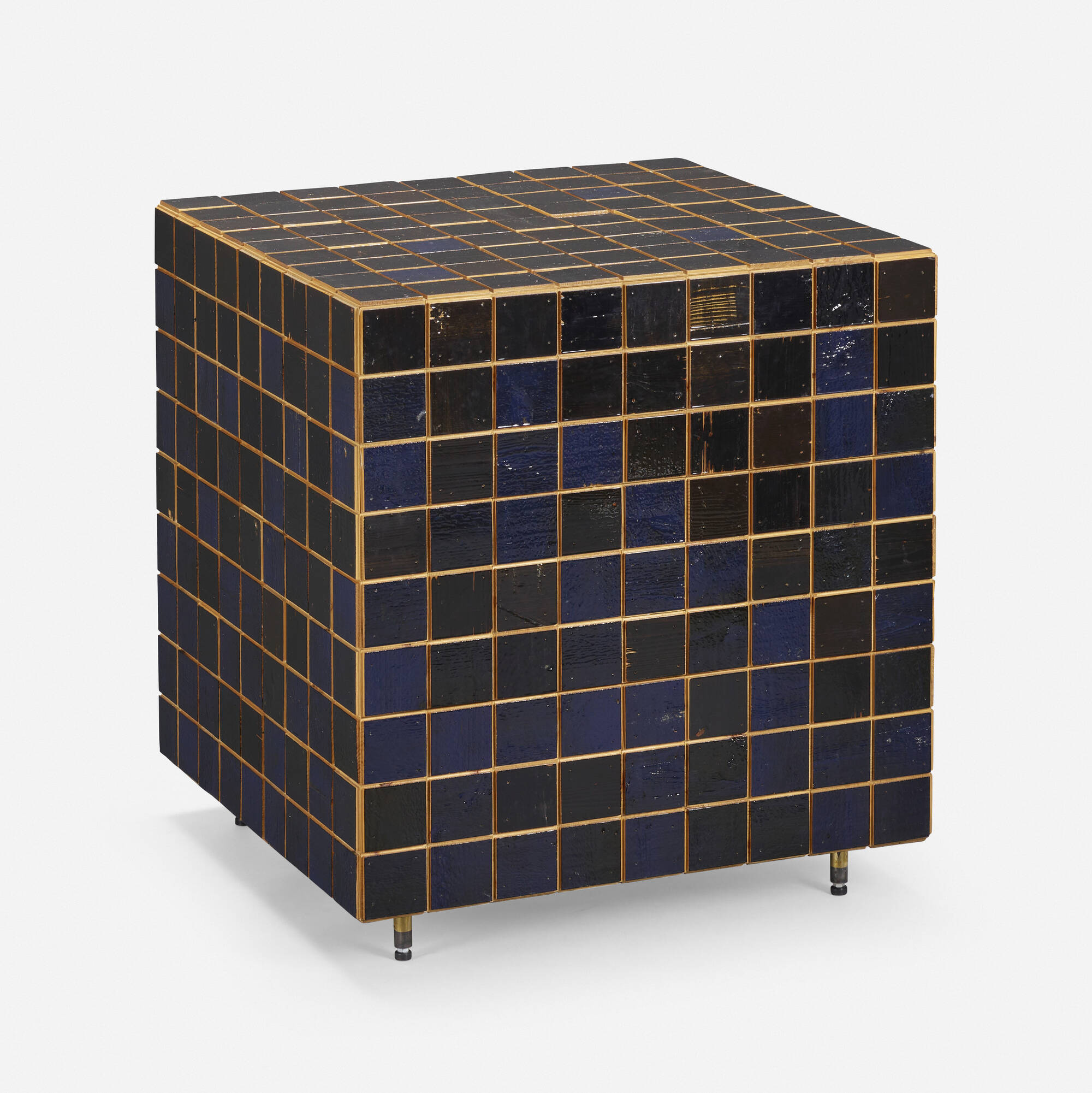 109: PIET HEIN EEK, Waste Tile Cube cabinet < Contemporary Design 