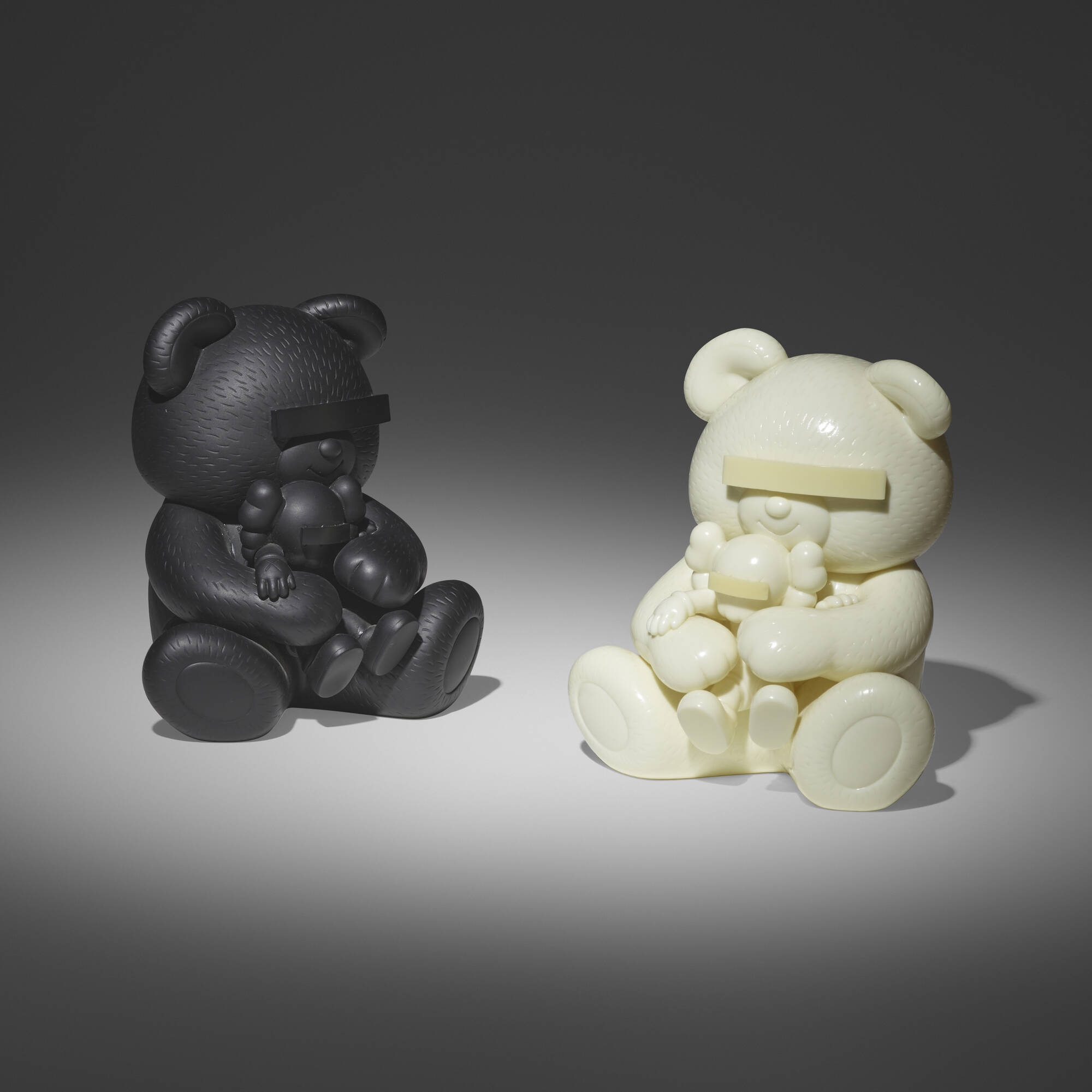 111: KAWS (BRIAN DONNELLY), Undercover Bear (Black); Undercover 
