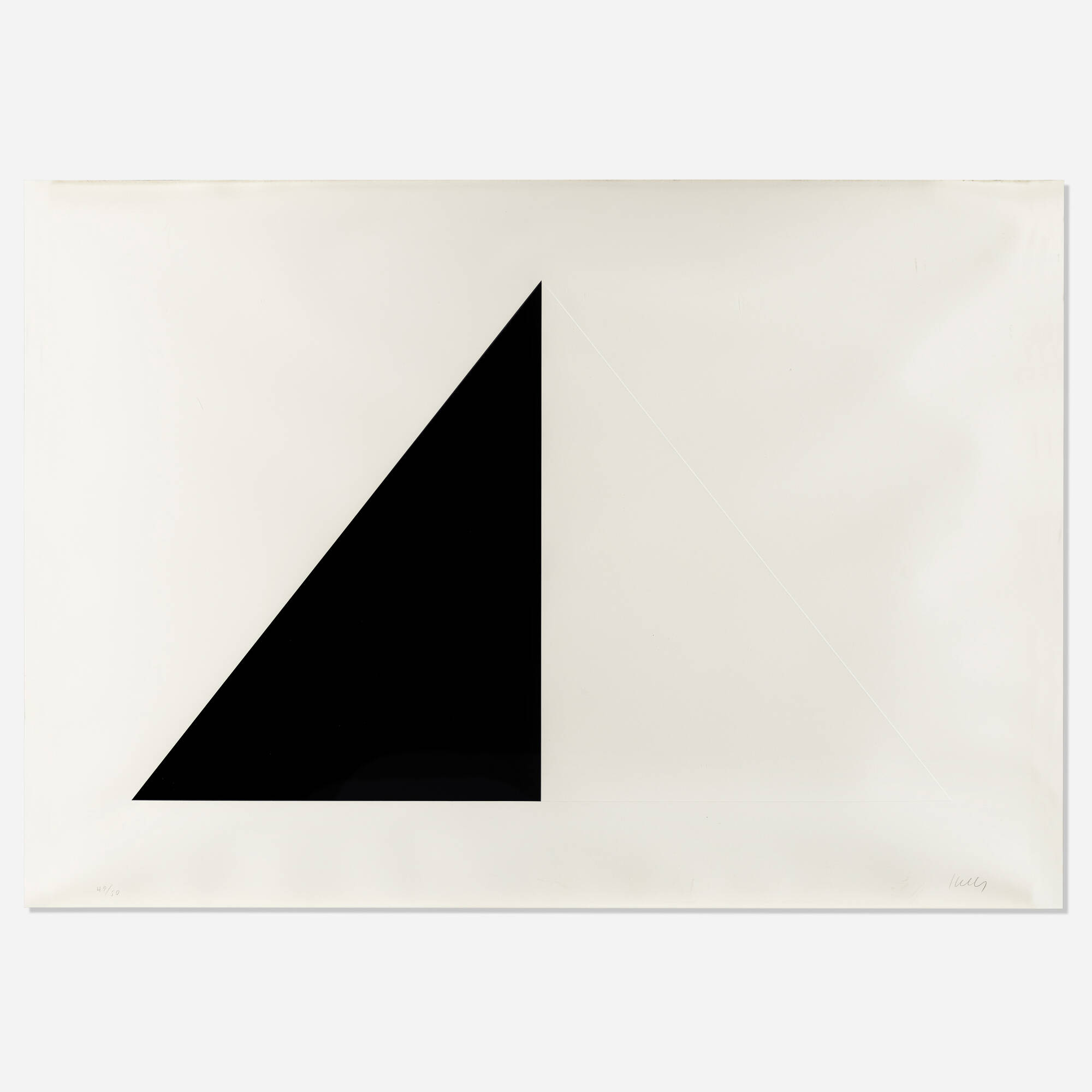 149: ELLSWORTH KELLY, Black and White Pyramid < Art + Design, 22 