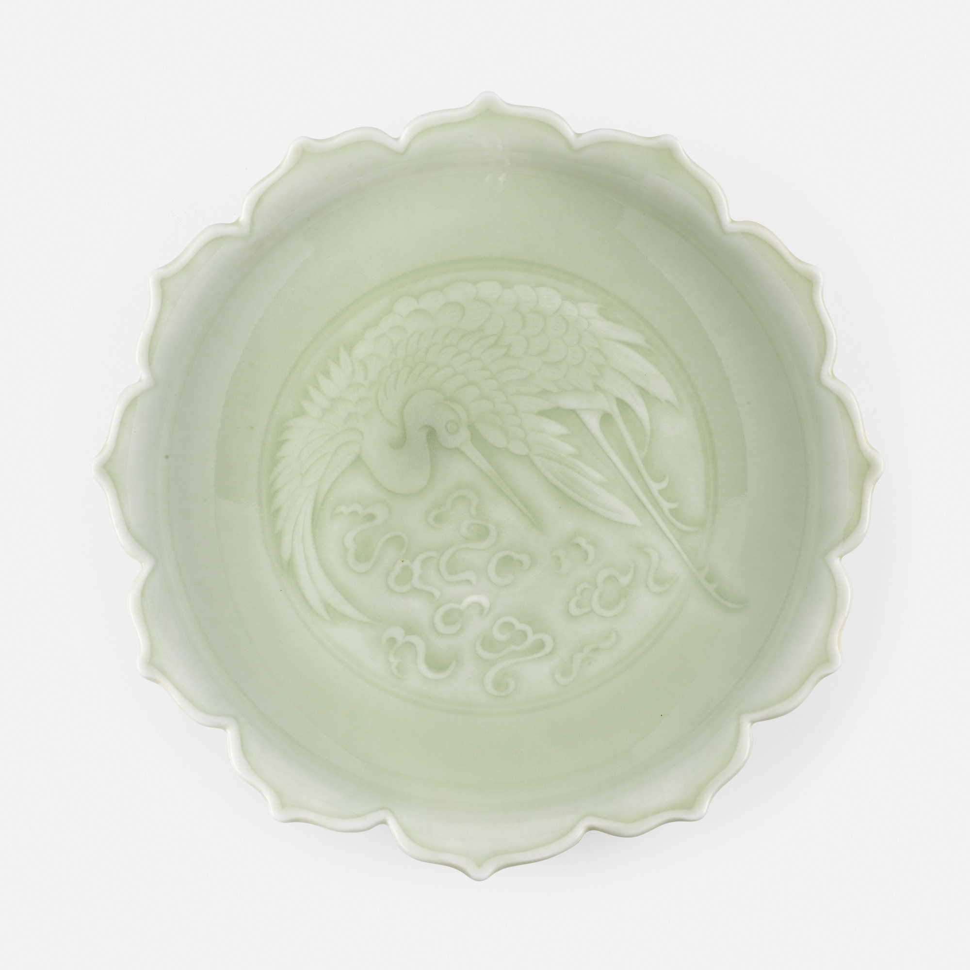 319: CLIFF LEE, Plate with crane < Post-War Ceramics, 13 April 2023 <  Auctions