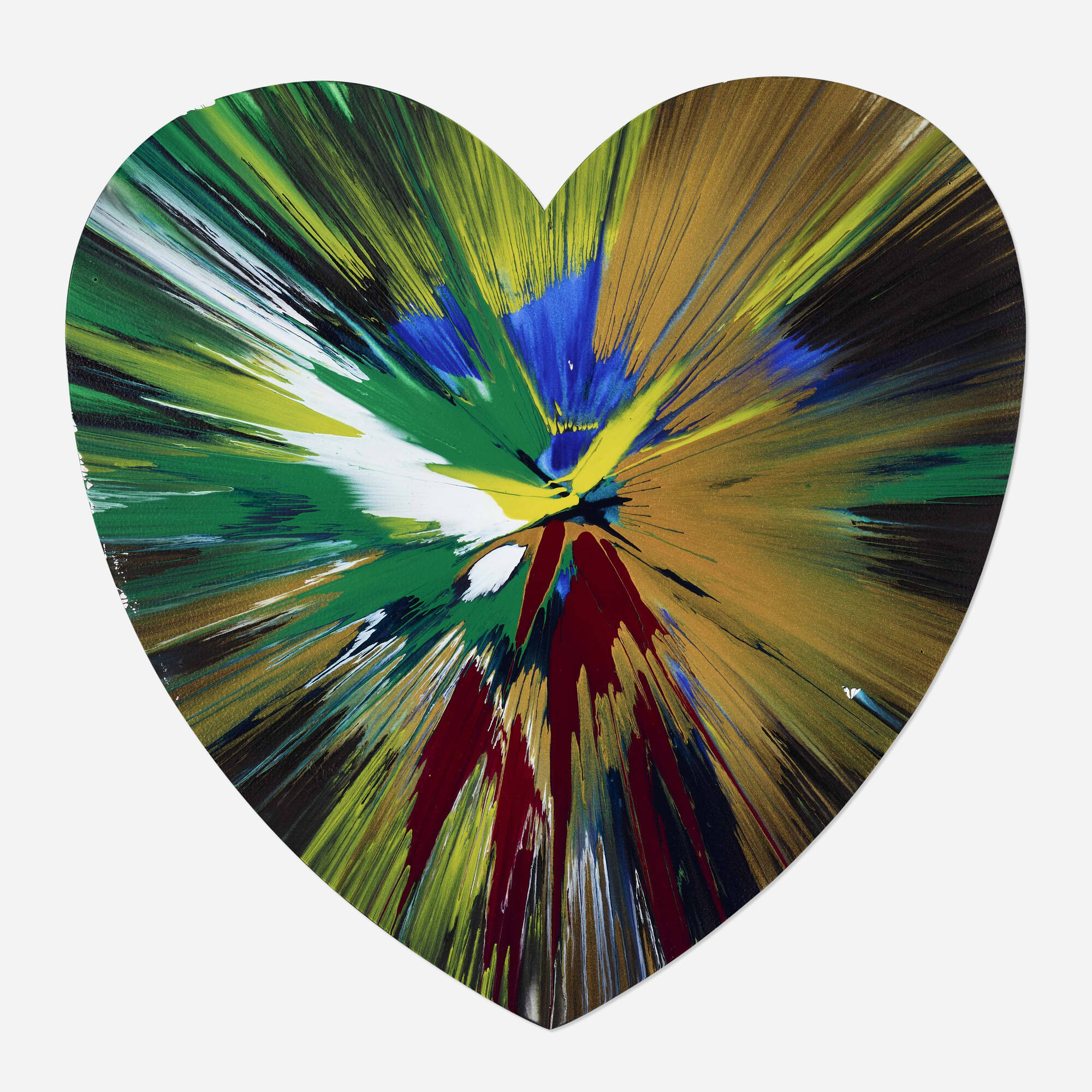 323: DAMIEN HIRST, Heart Spin Painting < Prints & Multiples, 29