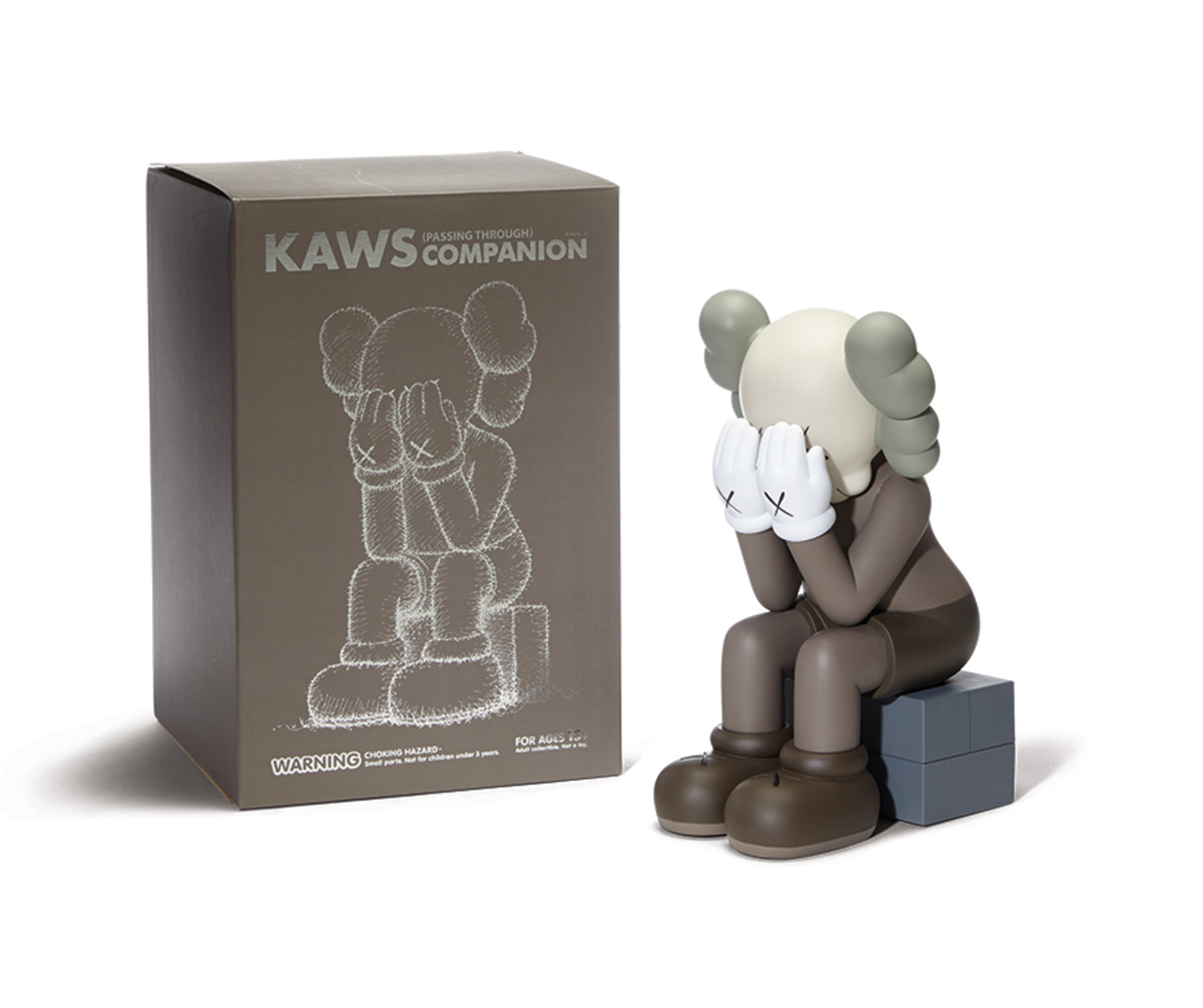 35: KAWS (BRIAN DONNELLY), Companion (Passing Through) (Brown